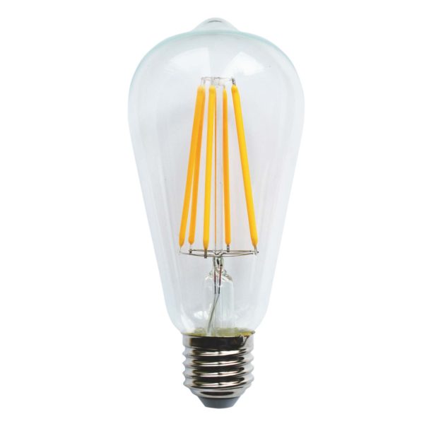 LED spuldze VINTAGE ST64-LL, 6W / 2200K / E27  