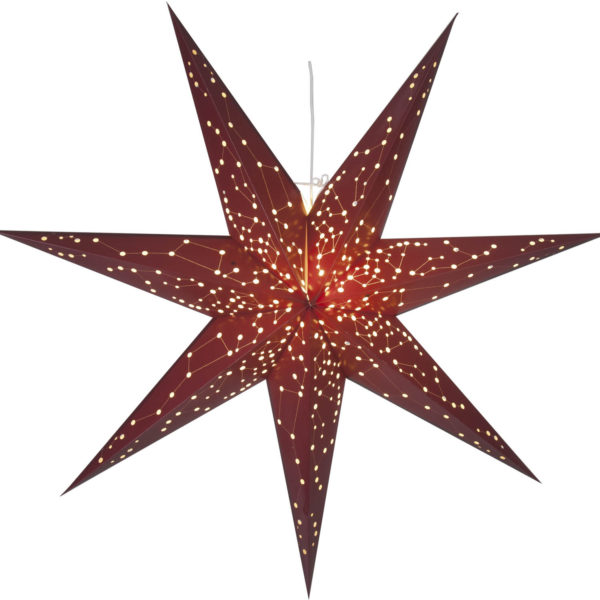 Papīra zvaigzne RED STAR 100CM  