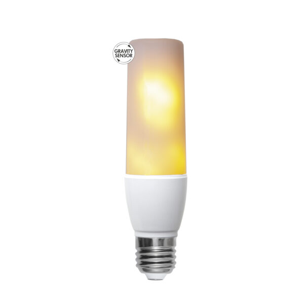 LED spuldze - liesmas imitācija T45 FLAME, 2.4W-5.9W / 1800K / E27  