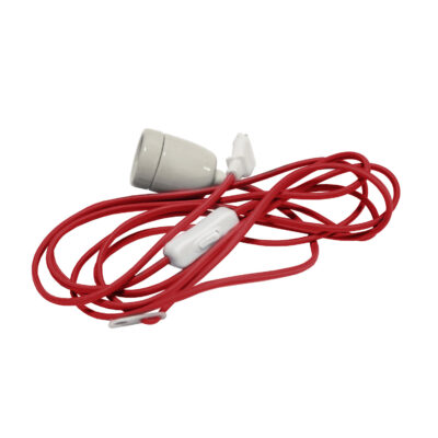 Spuldzes kontaktligzda RED GLAZE