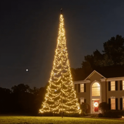 Virtene 8m karoga mastam FAIRYBELL 1500LED