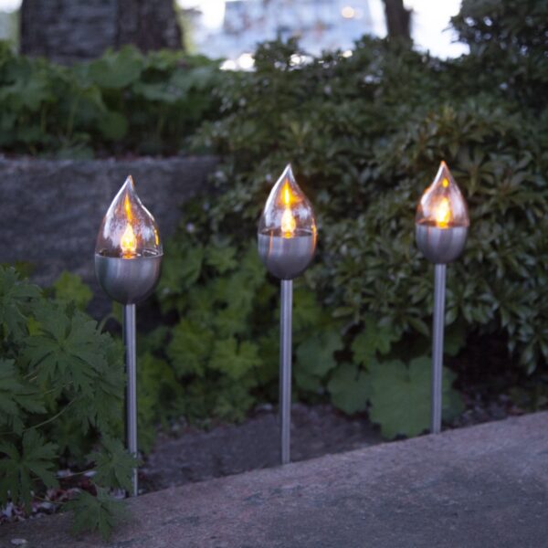 lauko zibintai saules baterija led lempute 481-54