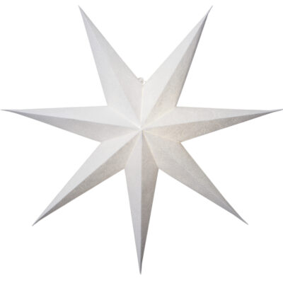 Papīra zvaigzne DECORUS WHITE 75CM  