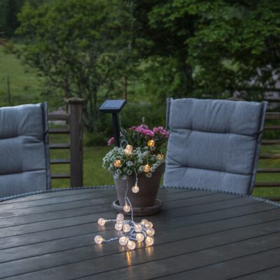 482-09 sodo lauko girlianda saules baterija solar