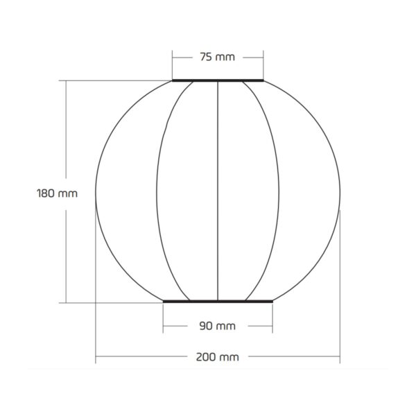 LUMIZ āra laterna ar saules paneli FAN LIGHT TAUPE 20  