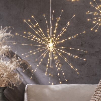 Piekaramais Ziemassvētku mājas rotājums FIREWORK 45CM