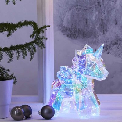 Ziemassvētku mājas dekorācija MAGIC UNICORN