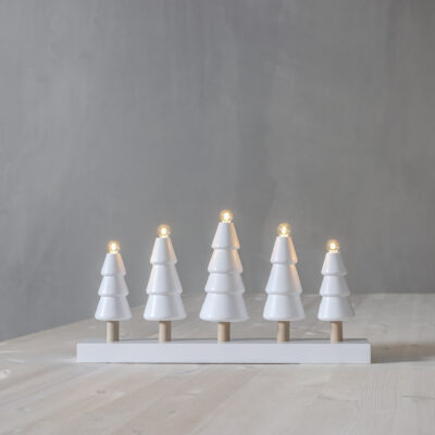 Ziemassvētku mājas dekorācija WHITE SKOG