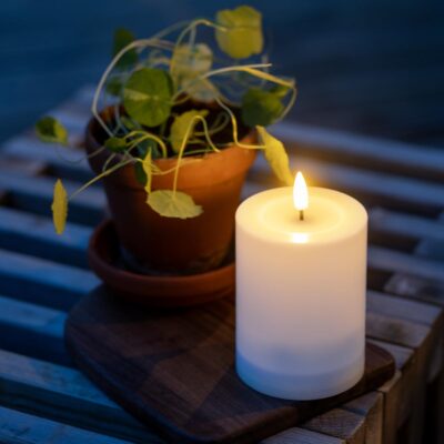 Āra svece ar saules paneli SAUL 12CM