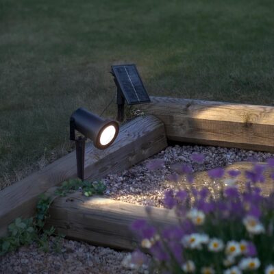 Jaudīgs lukturis ar saules baterijām POWER SPOT SOLAR